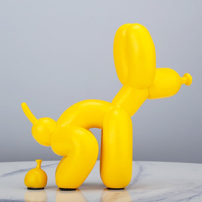 Creative Poop Balloon Dog Statue Modern Nordic (Multi Colors)