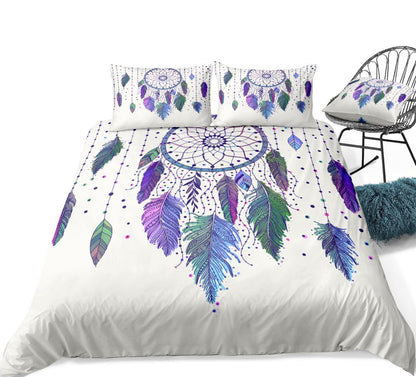 Purple DreamCatcher Duvet Bedding Set Twin Full Queen King