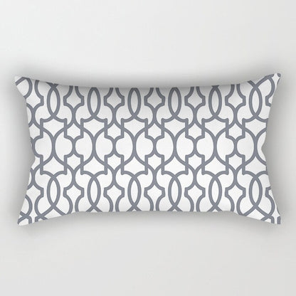 Gray Lumbar Pillows Case 30X50CM (Multi Styles)