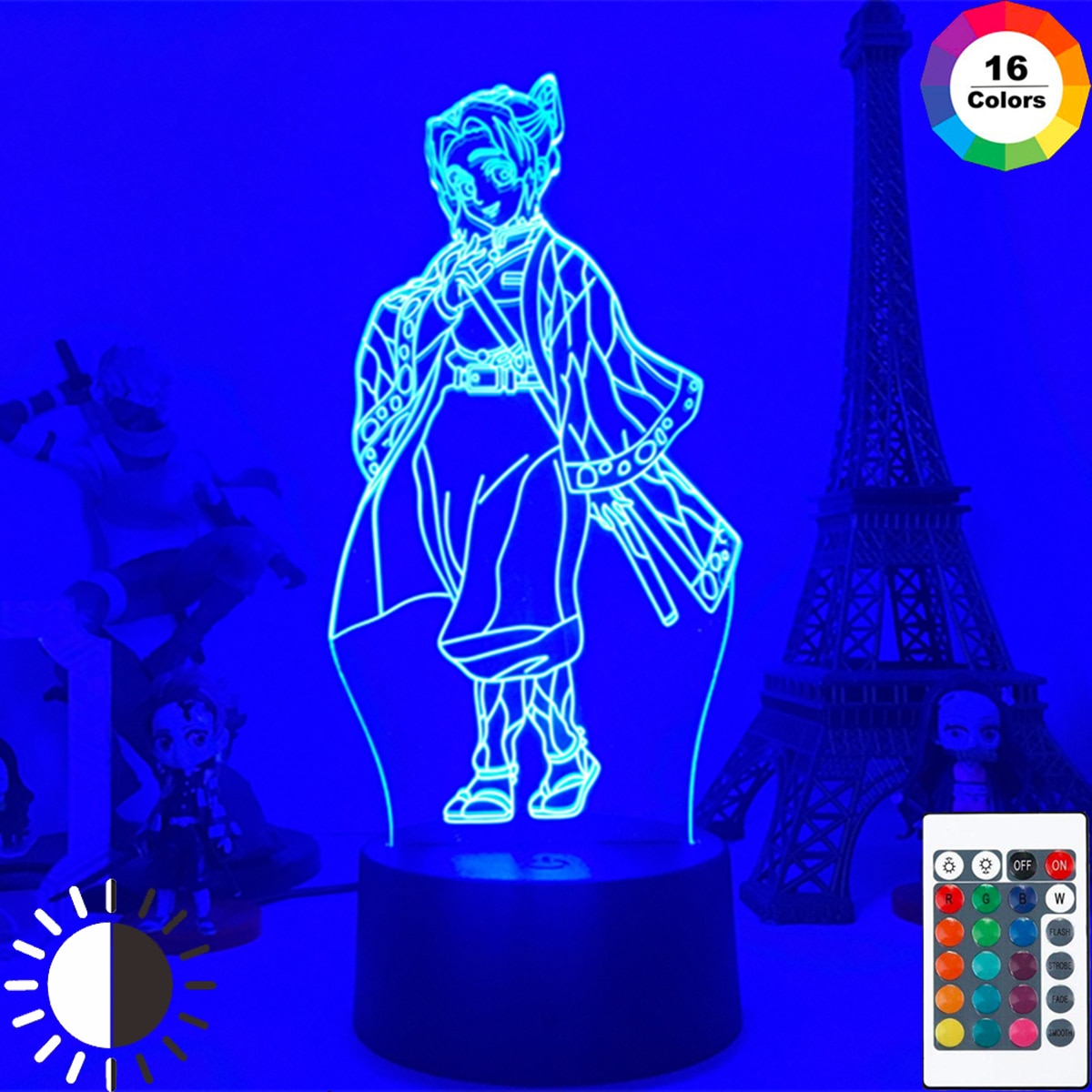 Anime Demon Slayer Acrylic LED Night Light Lamps (Multi Styles)