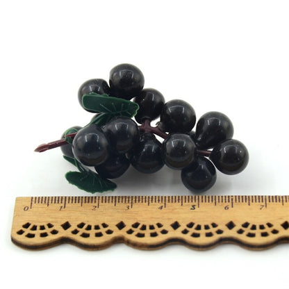 3pcs  Artificial Fake Green Grapes