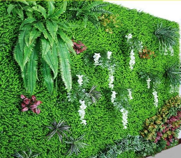 Hanging Plants Artificial Greenery Hanging Fern Grass Plants Green Wall Plant Silk Artificial Hedge Plants Large