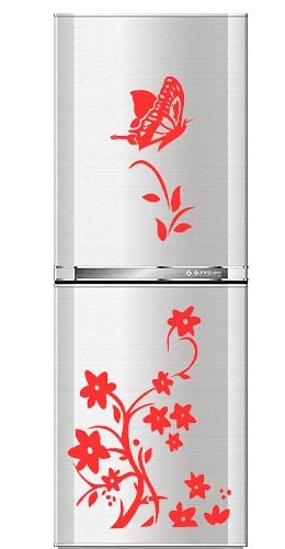 Creative Butterfly Refrigerator Sticker Home Decoration Kitchen Mural DIY Wall Stickers Party Sticker Kids Room Wallpaper