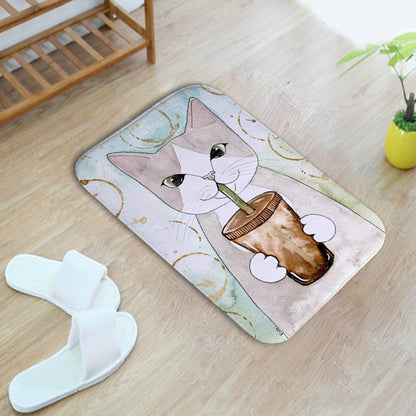 Cartoon Cat Animal Non Slip Bath Mat (Multi Styles/Colors)