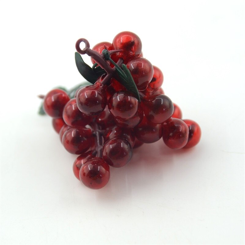 3pcs  Artificial Fake Green Grapes