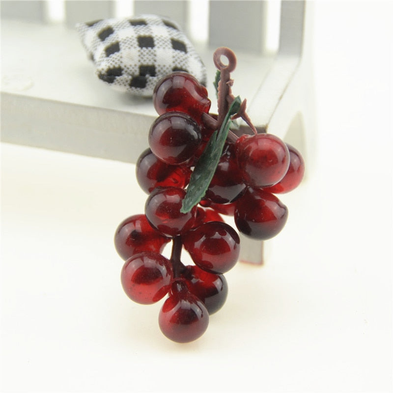 3pcs  Artificial Fake Green Grapes