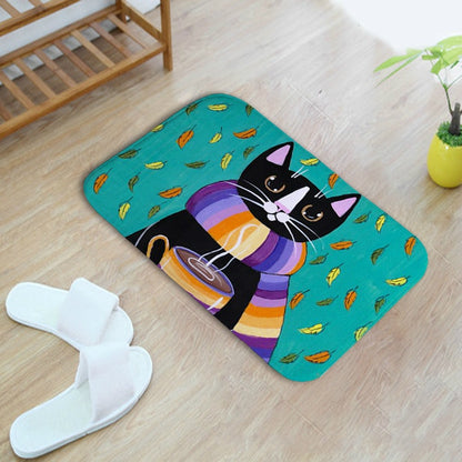 Cartoon Cat Animal Non Slip Bath Mat (Multi Styles/Colors)