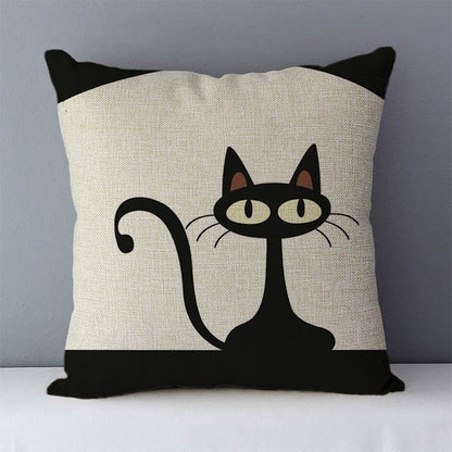 Cartoon Cat Printed  Pillowcase (Multi Styles/ Colors)