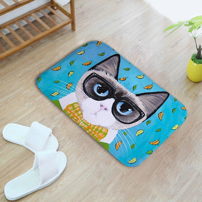 Cartoon Cat Animal Non Slip Bath Mat (Multi Styles/Colors)