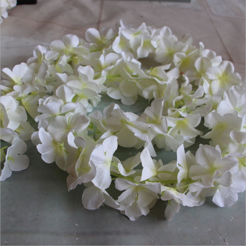 1PCS Artificial Hydrangea Wisteria Flower For DIY Simulation Arch Rattan Wall Hanging Decoration Fake flower