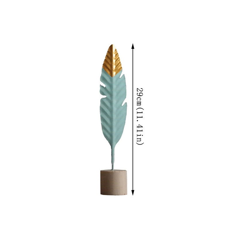 Modern Feather Wooden Decorations Simple Miniature Figurines (Multi Styles/Colors)