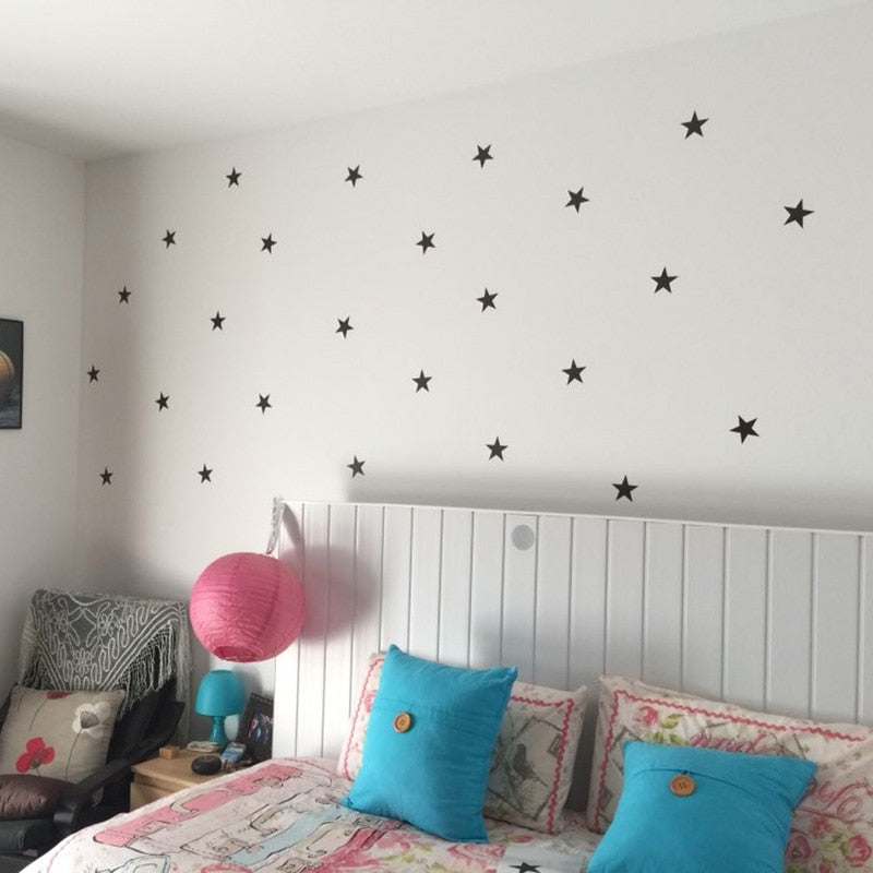 Baby Nursery Bedroom Stars Wall Sticker For Kids Room Home Decoration Children Wall Decals Art Kids Wall Stickers Wallpaper