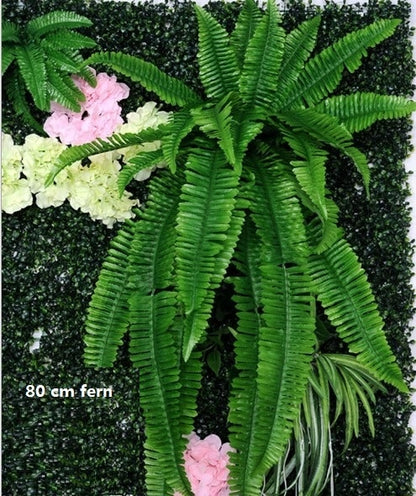 Hanging Plants Artificial Greenery Hanging Fern Grass Plants Green Wall Plant Silk Artificial Hedge Plants Large