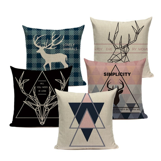 Nordic Geometric Home Pillowcase (Multi Styles/ Colors)