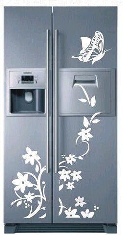 Creative Butterfly Refrigerator Sticker Home Decoration Kitchen Mural DIY Wall Stickers Party Sticker Kids Room Wallpaper