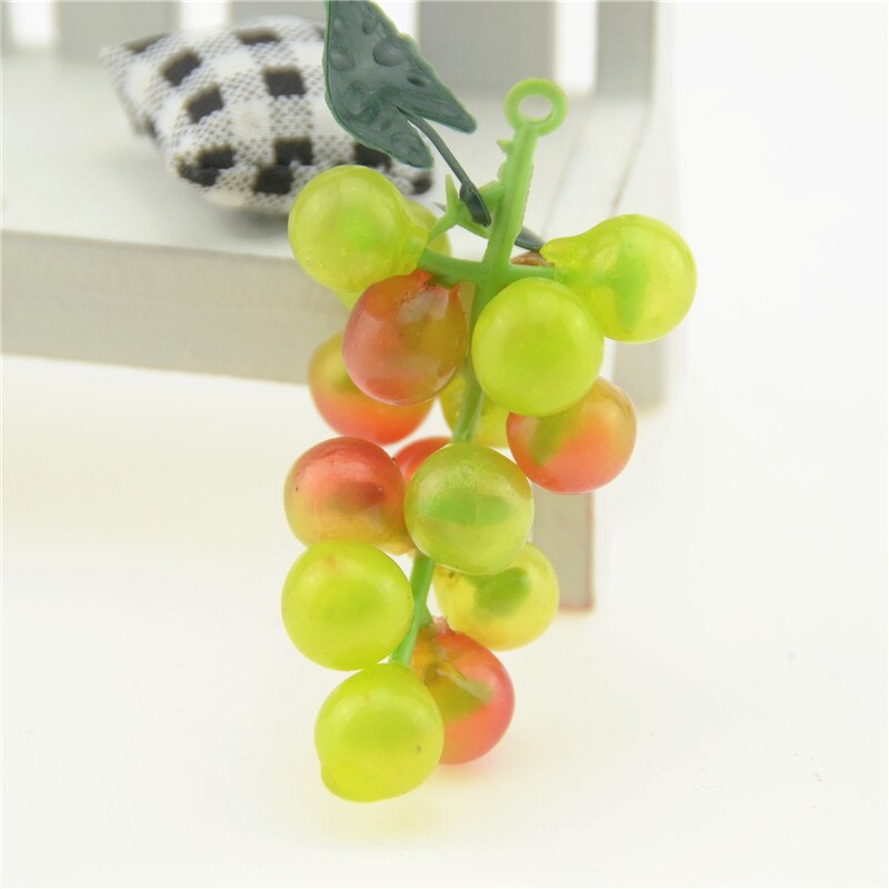 3pcs  Artificial Fake Green Grapes