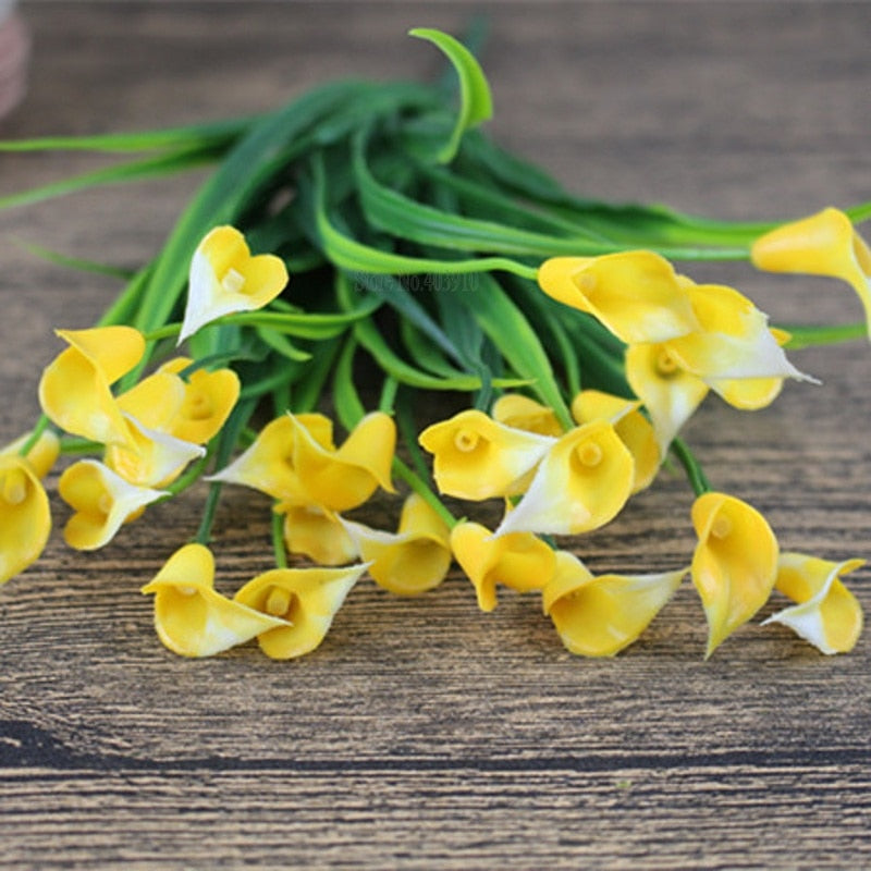 New beautiful 25 heads/bouquet mini artificial calla with Lilly