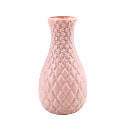 Unbreakable Plastic NordicImitation Ceramic Flower Vase (Multi Colors)