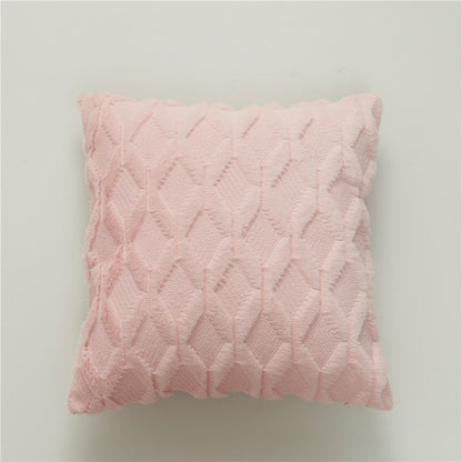 Cushion Cover Plush Pillow Cover (Multi Colors)