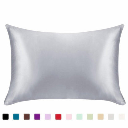 100% Silky Satin Hair Beauty Pillowcase, Standard/Queen 1PC