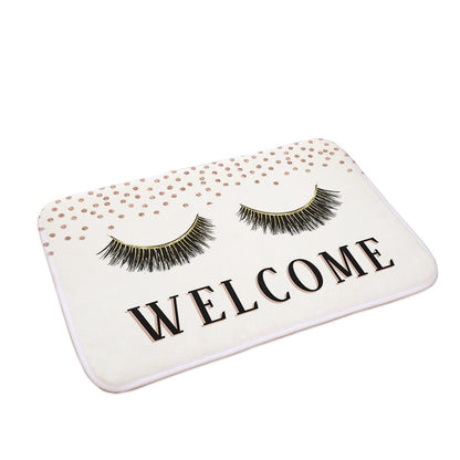 Cartoon Eyelash Anti-slip Absorb water Bath Mat (Multi Styles/Colors)