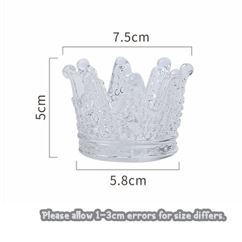 Crown Crystal Candlestick Candle