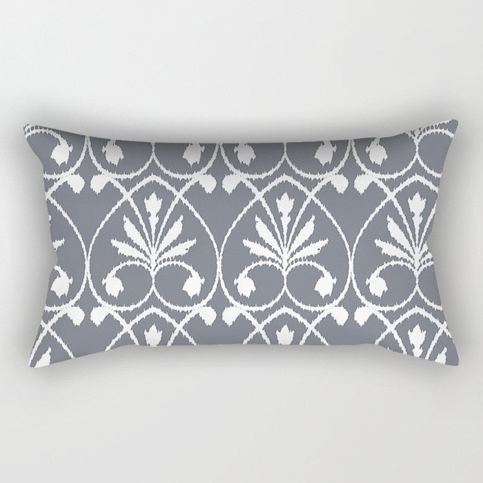 Gray Lumbar Pillows Case 30X50CM (Multi Styles)