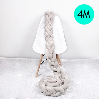 Baby Bed Bumper Braid Knot 1M-4M (Multi Colors)