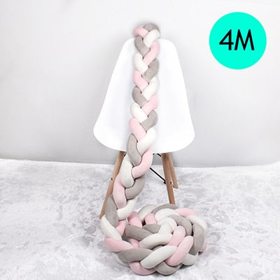 Baby Bed Bumper Braid Knot 1M-4M (Multi Colors)