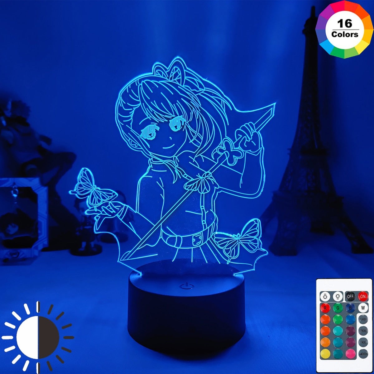 Anime Demon Slayer Acrylic LED Night Light Lamps (Multi Styles)