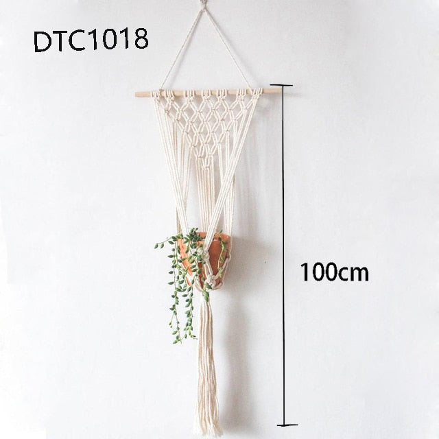 Handmade Macrame Plant Hanger (Multi Styles/ Colors)