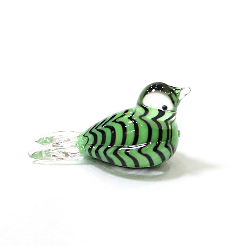 Custom Mini Glass Bird Figurine 4cm (Multi Colors)