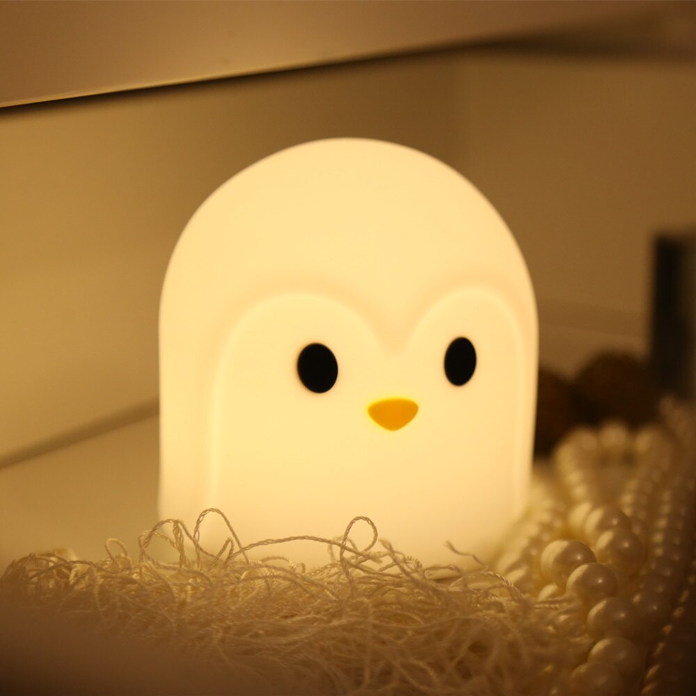 Cartoon LED Touch Sensor Night Light Colorful Lamp Battery Powered (Multi Styles)