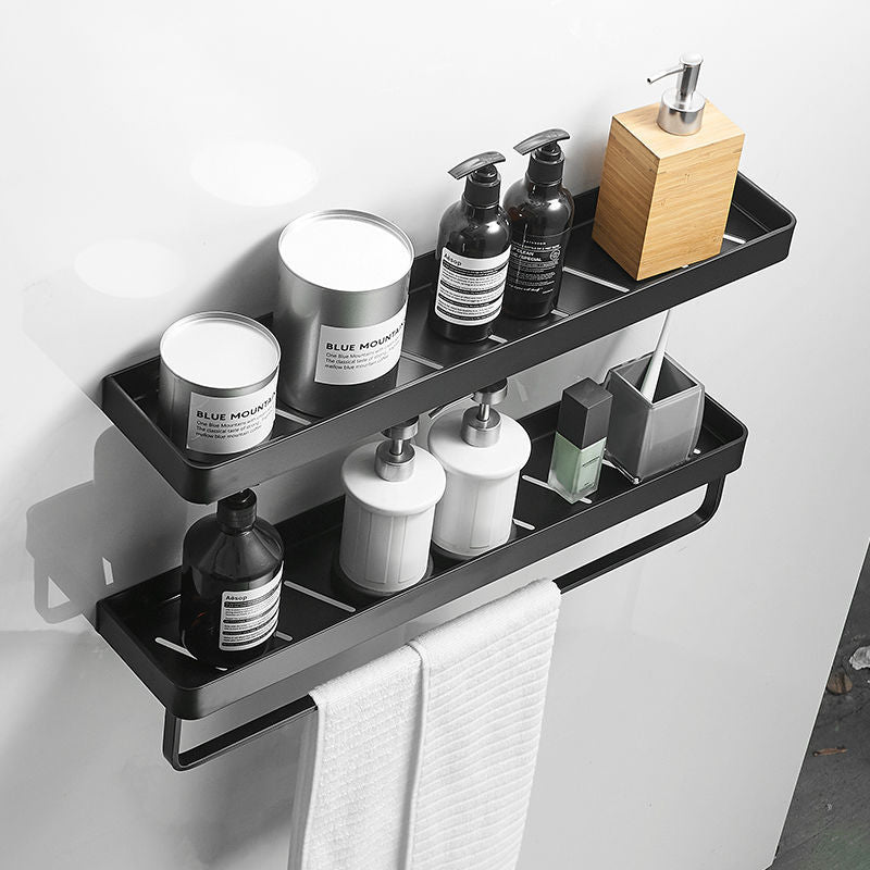 Black / White Bathroom Shelf Shampoo Holder