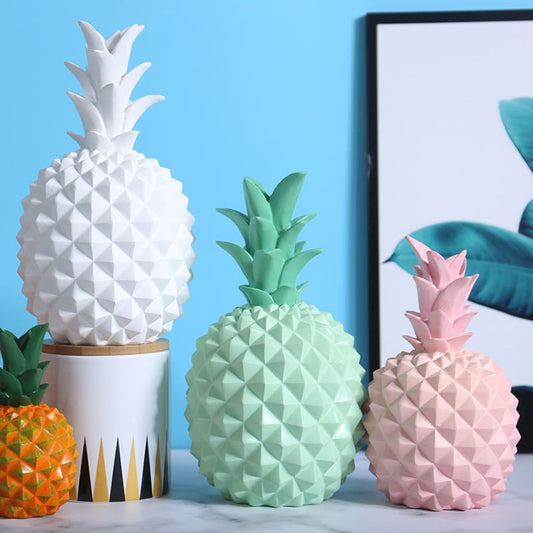 Nordic Decoration Home Kawaii Sculpt Pineapple Decor (Multi Colors)