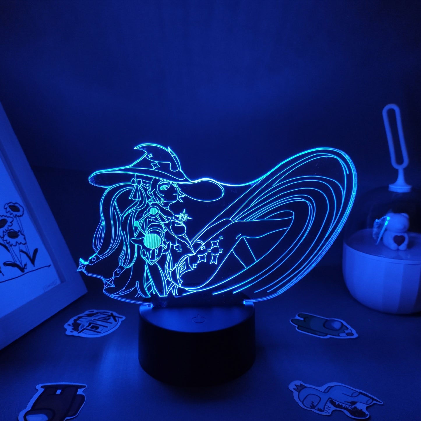 Genshin Impact Game Figure Barbatos  Decorative Lamp Color Changeable LED (Multi Styles)