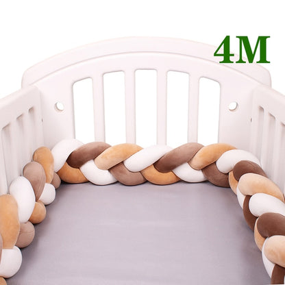 Baby Bed Bumper Braid Knot 1M-4M (Multi Colors)