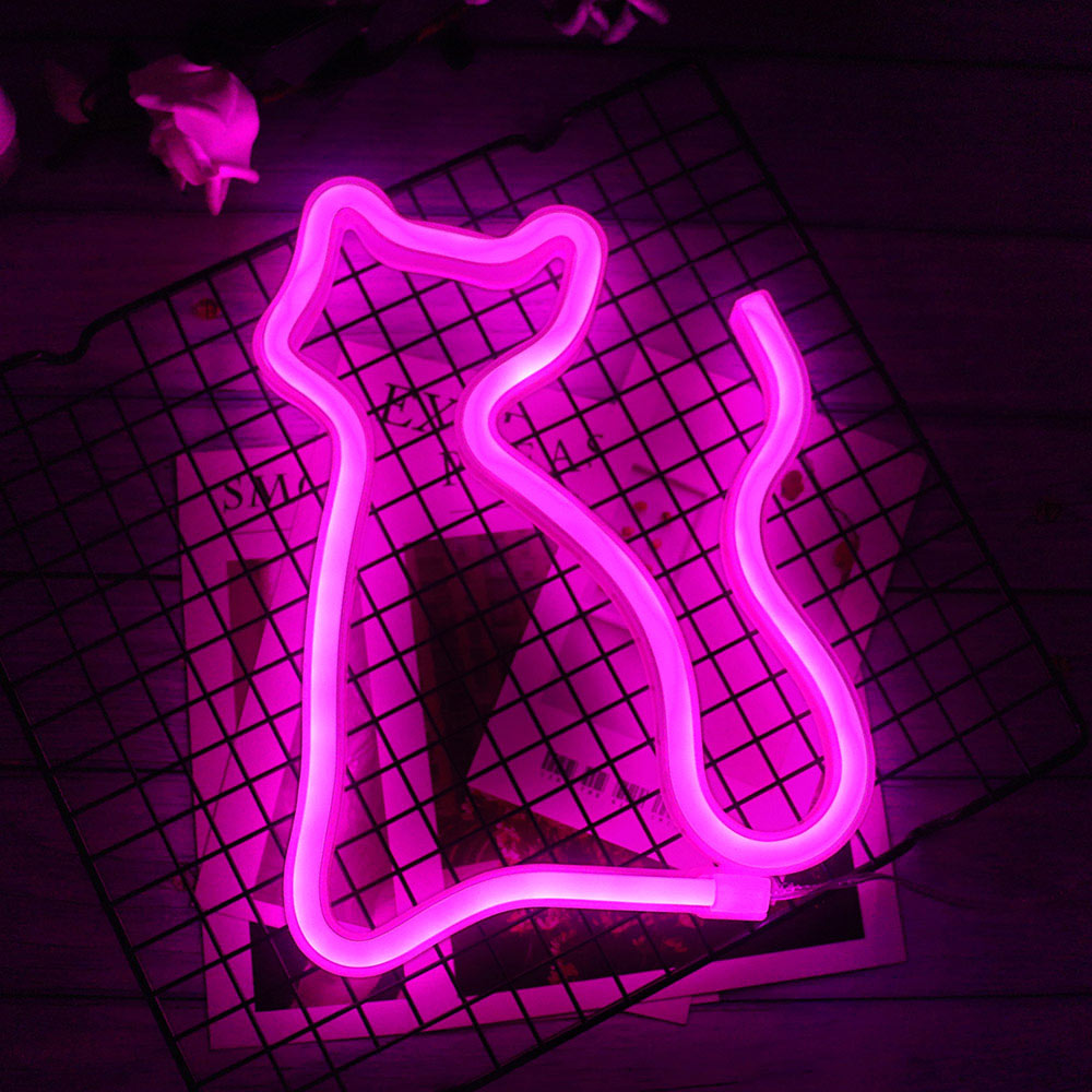 LED Neon Night Light Sign Wall Art/ Hanging Neon Lamp (Multi Styles/ Colors)