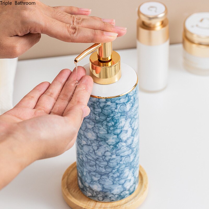 High-grade ceramics Lotion & Liquid Soap Dispenser