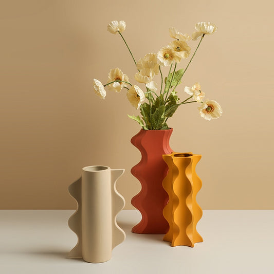 Nordic Geometry Art Vases (Multi Styles/Colors)