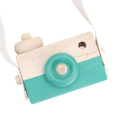 Cute Nordic Hanging Wooden Camera Toys Kids Toy Gift 9.5*6*3cm Room Decor Furnishing Articles Wooden Toys For Kid