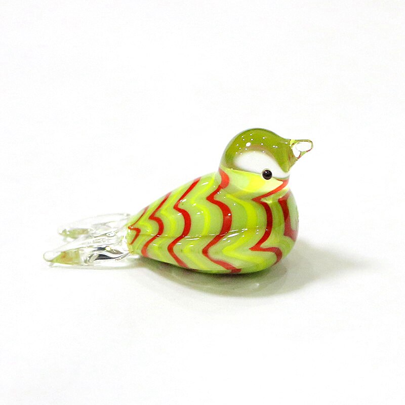 Custom Mini Glass Bird Figurine 4cm (Multi Colors)