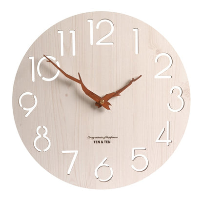 Wooden 3D Wall Clock Modern Design Nordic (Multi Styles/Colors)