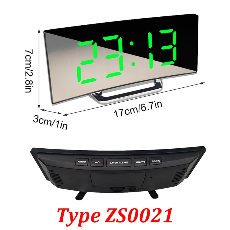 Digital LED Alarm Clock (Multi Styles/Colors)