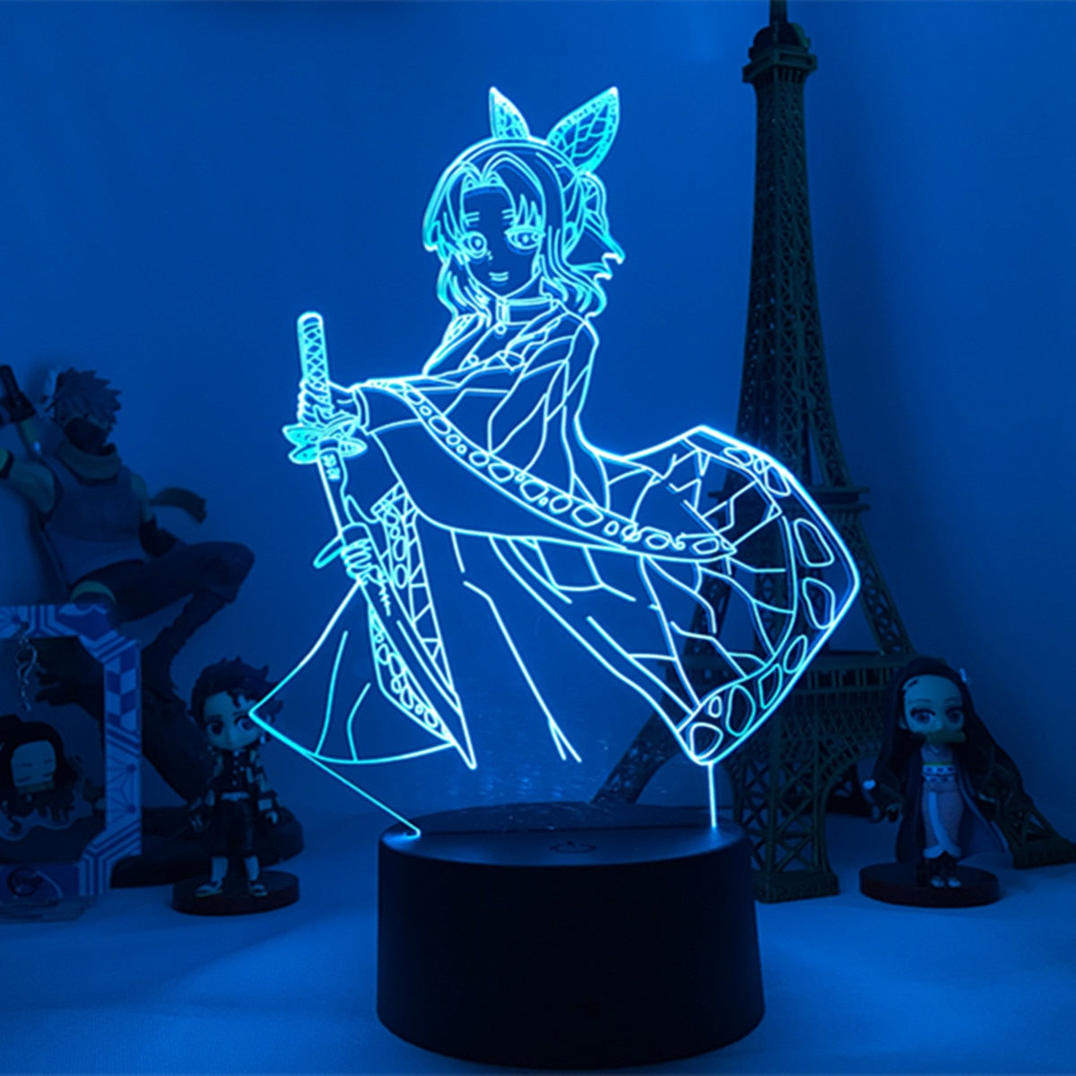 Anime Demon Slayer Acrylic LED Night Light Lamps (Multi Styles)