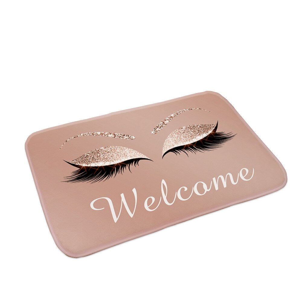 Cartoon Eyelash Anti-slip Absorb water Bath Mat (Multi Styles/Colors)