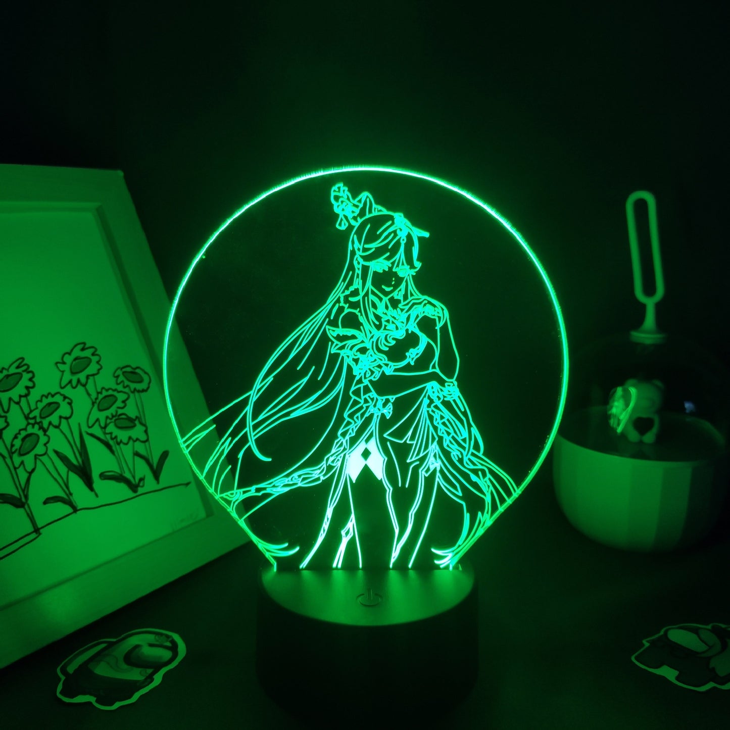 Genshin Impact Game Figure Barbatos  Decorative Lamp Color Changeable LED (Multi Styles)