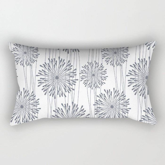 Gray Lumbar Pillows Case 30X50CM (Multi Styles)