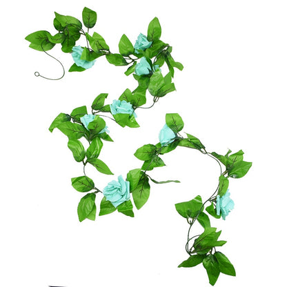 180cm Fake Ivy Wisteria Flowers Artificial Plant Vine Garland