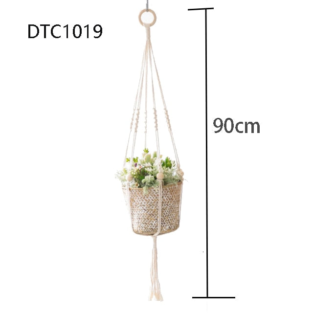 Handmade Macrame Plant Hanger (Multi Styles/ Colors)